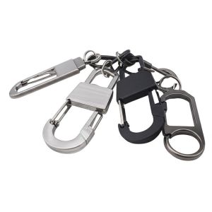 China Durable Metal Keychain Holder OEM ODM Offering Custom Design Flexibility and Large Quantity Availability on sale
