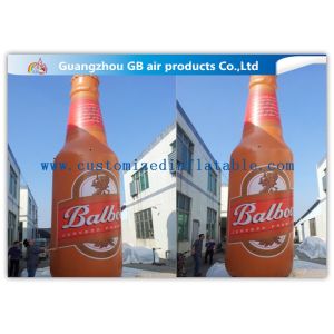 Buy cheap Customized Inflatable Wine Bottle , Outdoor Advertising Inflatable Beer Bottle from wholesalers
