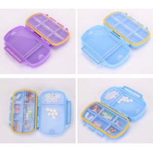 weekly 28 grids plastic medicine case for a drawer, Plastic triangle constitute