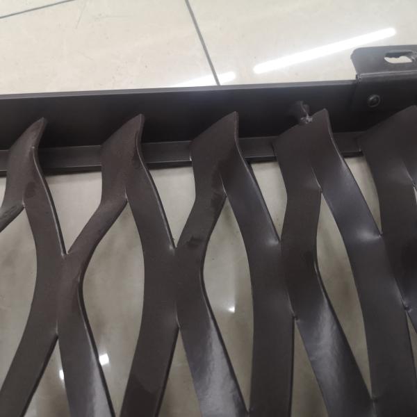 Buy cheap Aluminum expanded metal mesh Curtain Wall GOLD COPER COLOUR from wholesalers