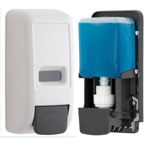 China 1000ml ABS Manual Foam soap dispenser with refillable reservoir on sale