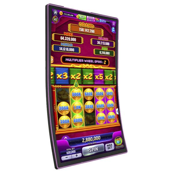Quality Factory Custom Curved Touch Screen Arcade Gaming Display LED Light Touch Screen 27 Inch Touch Gaming Monitors for sale