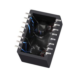 Buy cheap TGR110-E555N16LF Hipot 5000 Vrms 10/100 Base-T 16 Pin Single Port SMT Magnetic Modules LP41671ANL-5 from wholesalers