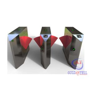 Buy cheap Access Control Waist High Turnstyle barrier rfid reader Turnstile for School or Hospital entrance from wholesalers