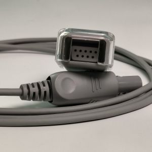 SHEC1 Blood Oxygen Probe Extension Cable 2M DB9 Adapter To LEMO Plug 6 Pin