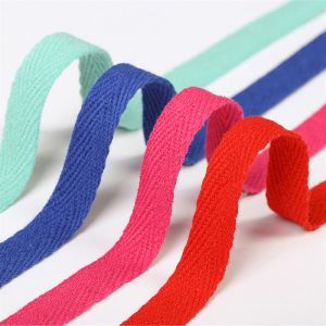 Buy cheap Custom Eco-friendly Recycled Washable Printed White 100% Cotton Ribbon from wholesalers