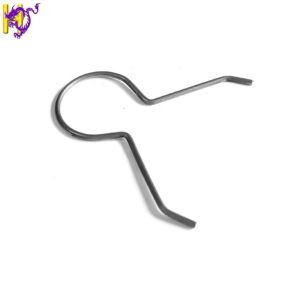Buy cheap Customized 4mm Metal Wire Forming Spring Clips Clamp With Zinc Plated from wholesalers