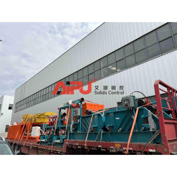 Quality Carbon Steel Solids Control Mud Recycling System With 400GPM Capacity for sale