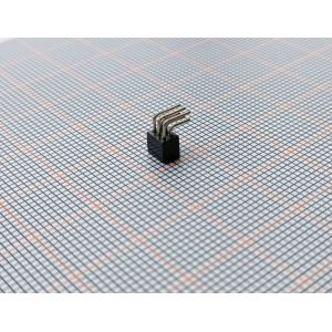 Terastor Round hole socket/Female Header 1.27mm 2*3P Double bend 90 degrees