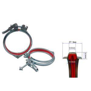 Buy cheap Airtight Quick Release Galvanized Pipe Clamp Stainless Steel from wholesalers