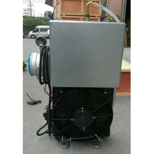 Buy cheap Pump Truck 18L / 21L Oil Circuit 3 Row Radiator With Electric Fan Hydraulic System Use from wholesalers