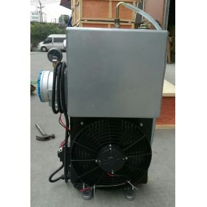 Buy cheap Pump Truck 18L / 21L Oil Circuit 3 Row Radiator With Electric Fan Hydraulic System Use from wholesalers