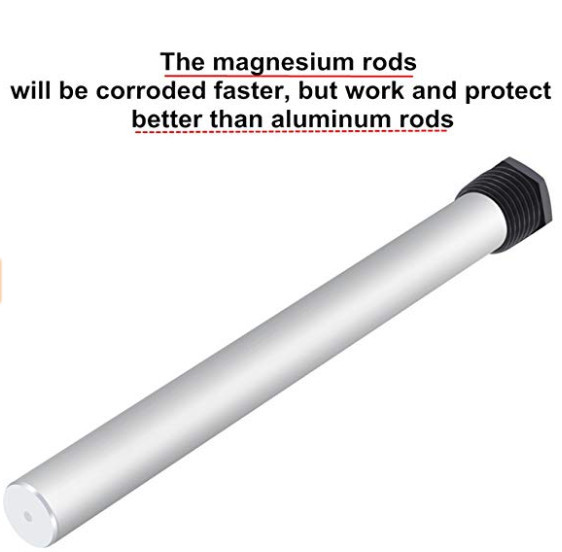 Quality OEM Hot Water Heater Anode Rod , Magnesium Sacrificial Anode Rod Corrosion Protection for sale