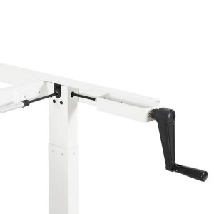 Buy cheap Height Adjustable Custom Manual Mechanical Sit Standing Desk with SPCC Steel Frame from wholesalers
