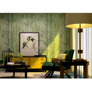 Buy cheap Wet Embossing Moisture - Proof Non woven Wallpaper With Bamboo Pattern from wholesalers