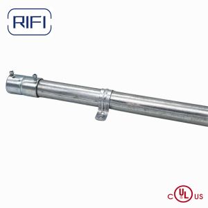 Silver 2 Inch Metal Conduit Custom Electrical Metallic Tubing Conduit