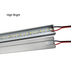 Aluminium 3528 SMD 7.2W 20 mA 90cm 365lm - 567lm Rigid LED Strip Lamp For