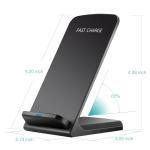 Buy cheap Qi Wireless Charger T740  for iPhone Qi FAST Wireless Charger Pad with Anti-Slip Rubber for iPhone 8 / 8 from wholesalers