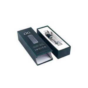 450gsm UV Coating Vape Cartridge Packaging Box With Embossing