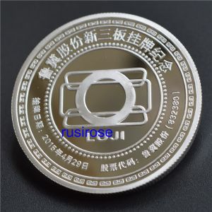 Buy cheap 2019 new 999 sterling silver commemorative coins custom, corporate listing medals custom, customized listing souvenirs from wholesalers