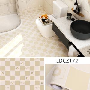 Indoor Removable Floor Decal with Decorative Design and Anti-Static PVC Material