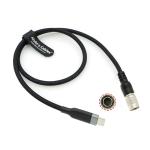 Buy cheap PD USB C Type-C To Hirose 4 Pin Male Power Cable For Zoom F4 F8 F8N Audio Recorder /Sound Devices 688 644 633 60CM from wholesalers
