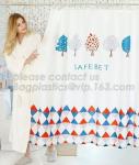 Buy cheap Color Changing Shower Curtain, Polyester 3D CURTAIN, kids shower curtain,Home goods pure white shower curtains with plas from wholesalers
