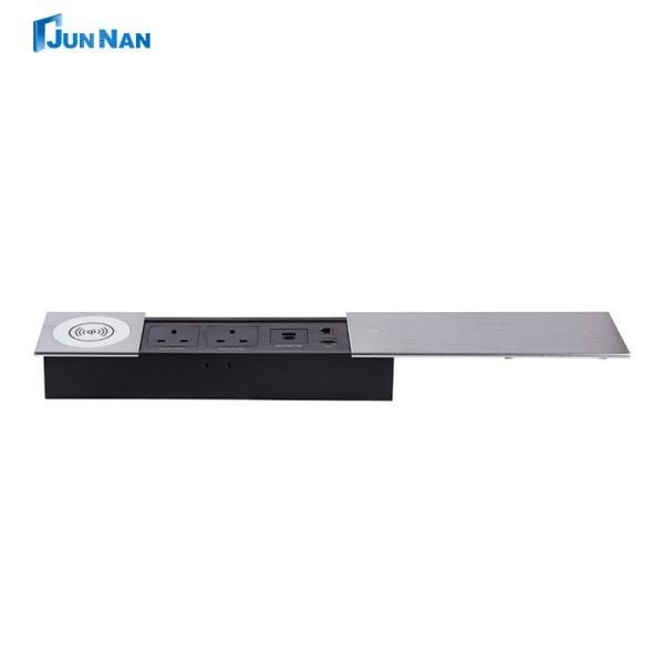 Smart Sliding Cover Table Power Socket Power Multifunctional Desktop Socket
