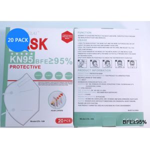Buy cheap Earloop KN95 Disposable Face Mask Covid Protection With Authentication from wholesalers