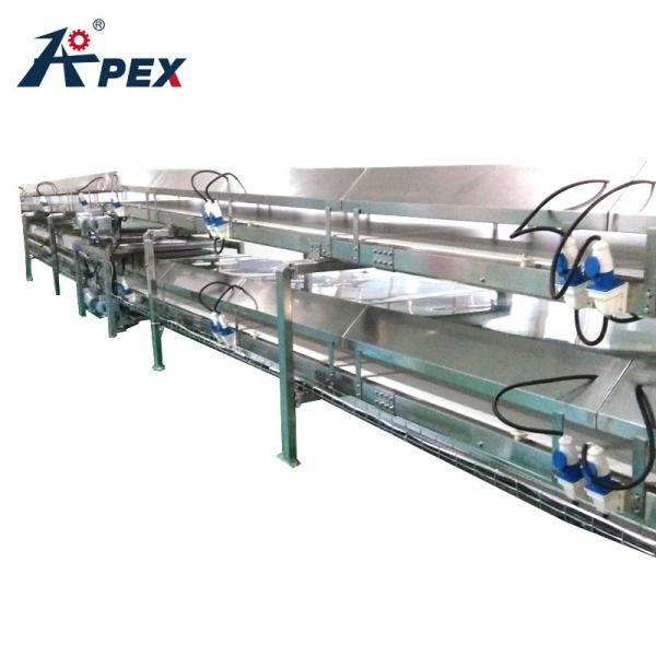 Buy cheap Stainless Steel Belt Conveyor System Automatic Food Grade Cooling Conveyor from wholesalers