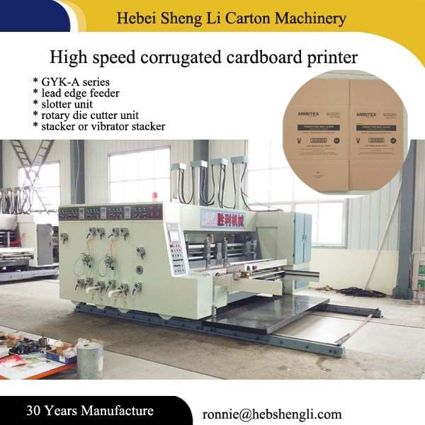 Easy Maintaining Flexographic Box Printing Machine With Long Life