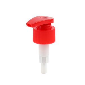 Buy cheap Colored Screw Lotion Pump 28/410 Flat Nozzle Ribbed Press Type Lotion Pump product
