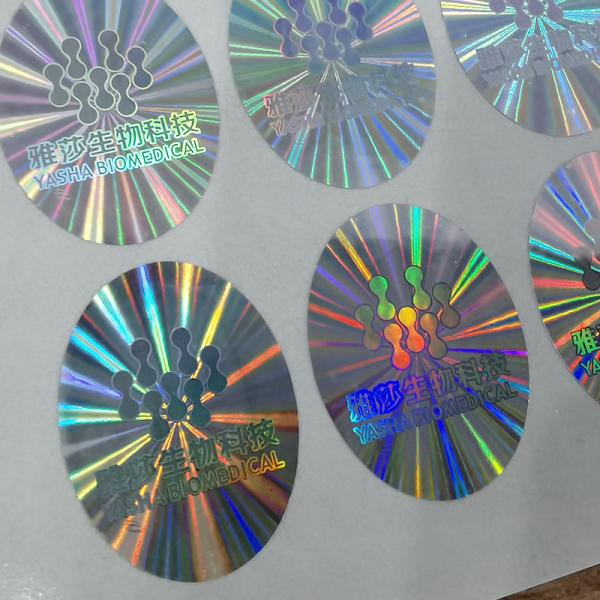 Buy cheap Offset Printing Custom Holographic Stickers Barcode Included Printing from wholesalers