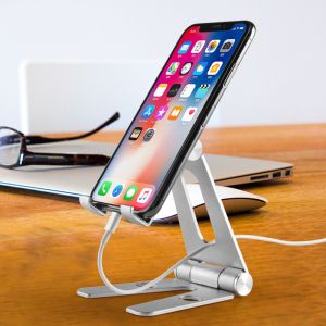 COMER adjustable mobile phone Desktop metal stand holder support for home /