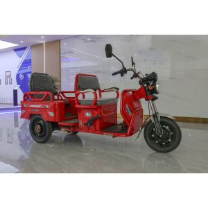 Buy cheap 800w Passenger Electric Tricycle With Back Seat Foldable Safety Guardrail from wholesalers