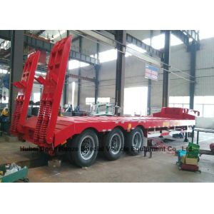 3 Axle Gooseneck Hydraulics Trailers Lowbed Semi Trailer ,60ton,80Ton