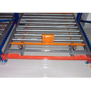 Buy cheap High Density Gravity Flow Pallet Rack Metal Roller Stainless Steel Q235B from wholesalers