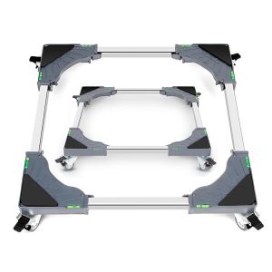 Buy cheap Square Shape Size Adjustable Rolling Refrigerator Base Stands With Four Twin Wheel Casters Factory China from wholesalers