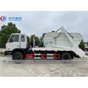 LHD 10m3 Swing Arm Skip Loader Garbage Truck