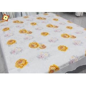 230cm Width Mattress Quilting Fabric Polyester Warp Knitted Printing Bronzing