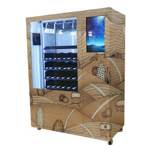 Touch Screen Bread Yoghurt Vending Machine With Automatic Report Function