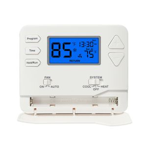 China Riseem Cooling Electronic Room Thermostat with Display Size 2.08 Sq.in. 1344mm2 and 2H/2C Stages H/C -Conventional on sale