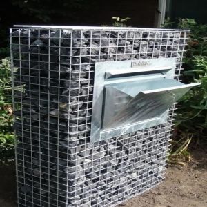 Stiffener Spiral Binder Gabion Box Fence System With 2 - 4mm Wire Diameter