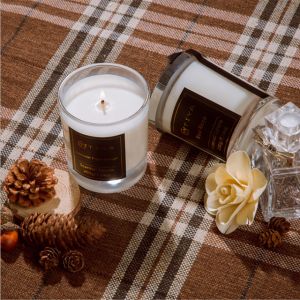 Buy cheap Customized Fragrance White Candle Glass Holder With Sliver Metal Lid from wholesalers