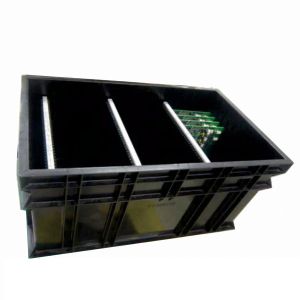 Buy cheap Black Conductive Glossy Lamination ESD Packing Box For Electronics from wholesalers
