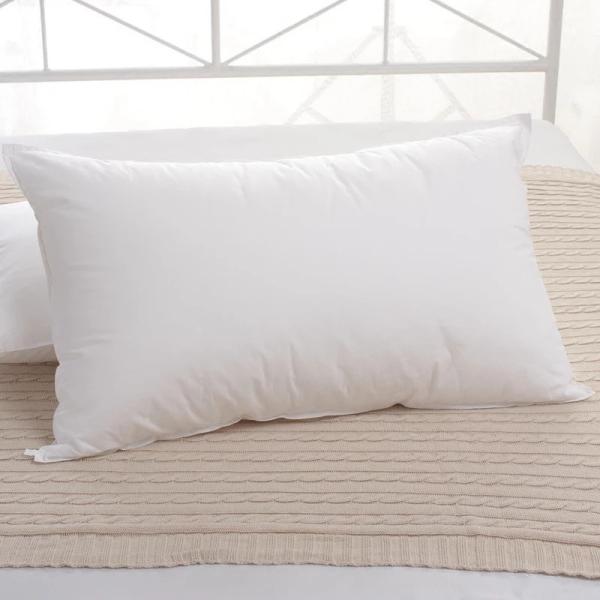 Quality White Hotel Quality Feather Pillows Customized With Woven Technics for sale