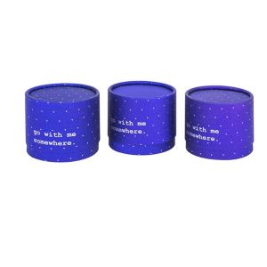Buy cheap Fancy Paper Cylinder Box With Silver Stamping 128gsm 157gsm 400gsm Thickness from wholesalers