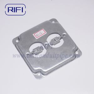 Buy cheap 4'' Surface Mount Raised Junction Box Cover RS Cover  With One Duplex Flush Receptacle RS12 from wholesalers