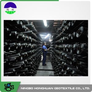 Buy cheap 200G Black Woven Geotextile Filter Fabric Circle Loom 0°C - +150°C Temperature Range from wholesalers