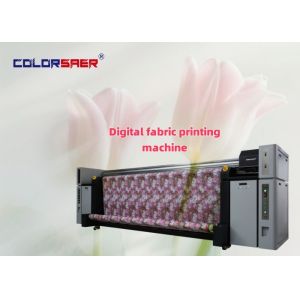 Buy cheap 3.2m Digital Fabric Printer with Heater - CMYK Sublimation Ink from wholesalers
